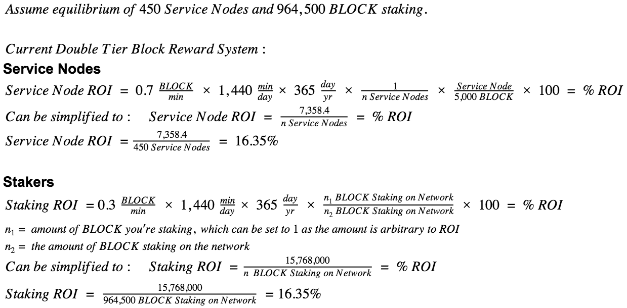 Dual Tier Block Reward System